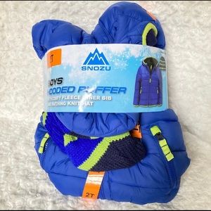 Snozu Boys Hooded Puffer w/hat